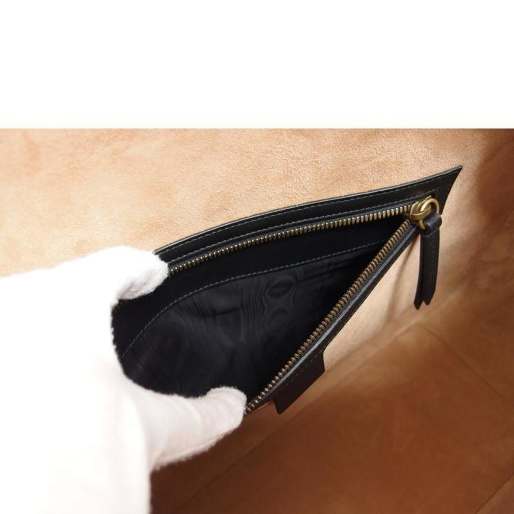 Gucci Snake Leather Boston Bag Black - image 6